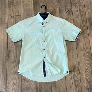 Men’s 7 Diamonds XL casual short sleeve button down shirt